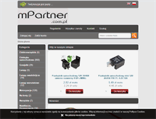 Tablet Screenshot of mpartner.com.pl